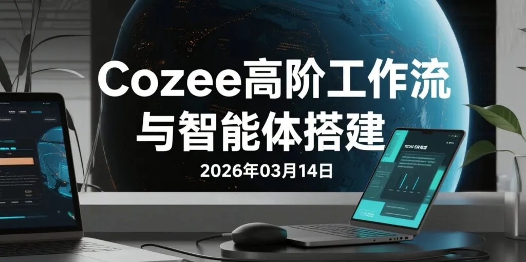 【2026.03.14】Coze高阶工作流与智能体搭建实操:变量循环、RAG知识库与多平台应用变现思路-阿吉项目网