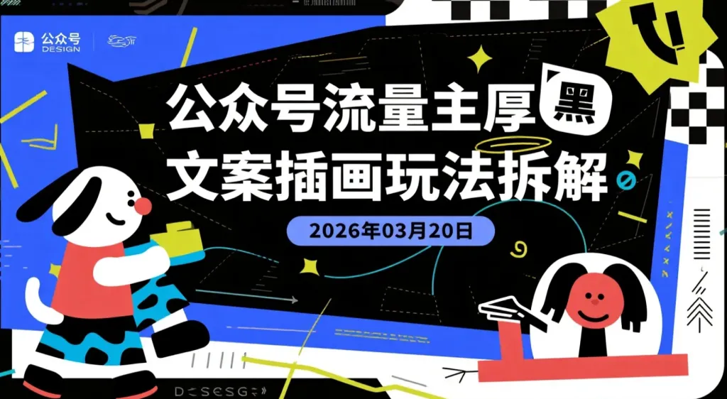 【2026.03.20】公众号流量主厚黑文案插画玩法拆解：冷门高点击内容赛道的实操变现思路-阿吉项目网