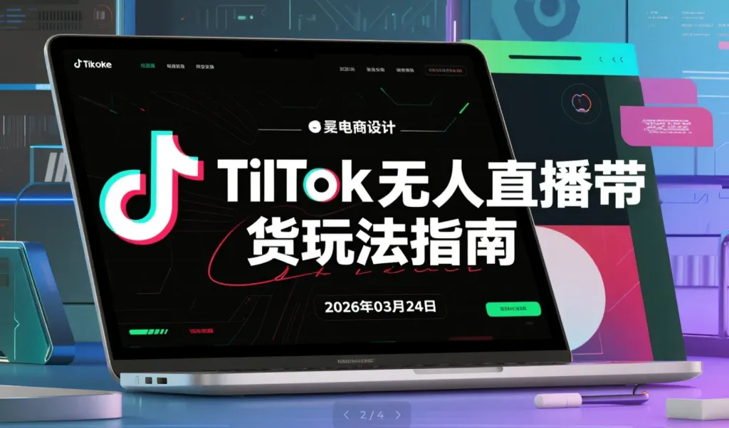【2026.03.24】TikTok无人直播带货玩法指南：无人值守直播变现实操-阿吉项目网