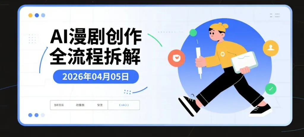 【2026.04.05】AI漫剧创作全流程拆解：从脚本到成片的视觉表达与变现路径-阿吉项目网