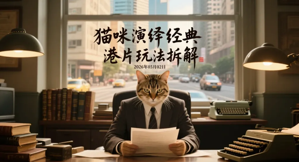 【2026.05.02】猫咪演绎经典港片玩法拆解丨低门槛内容制作与涨粉变现路径-阿吉项目网