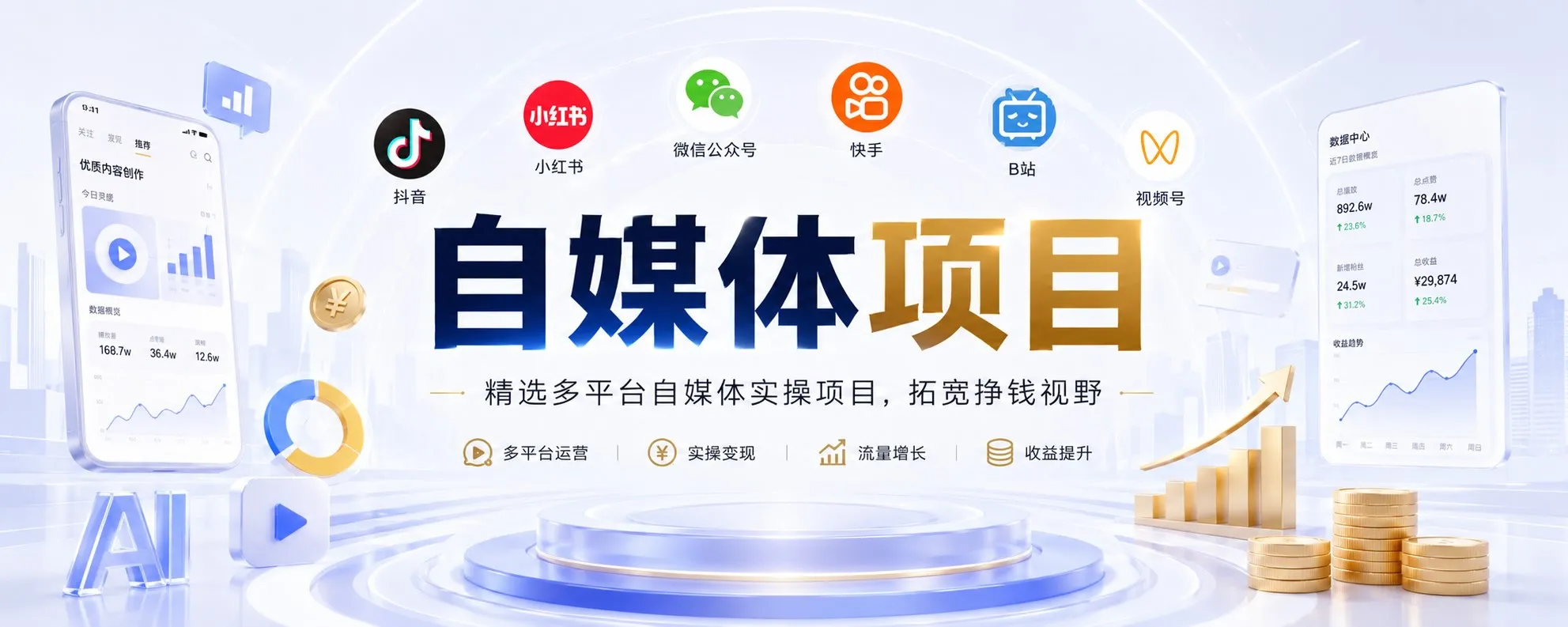 自媒体项目-阿吉自媒体项目分类包含了精选可操作的多平台副业项...-阿吉项目网